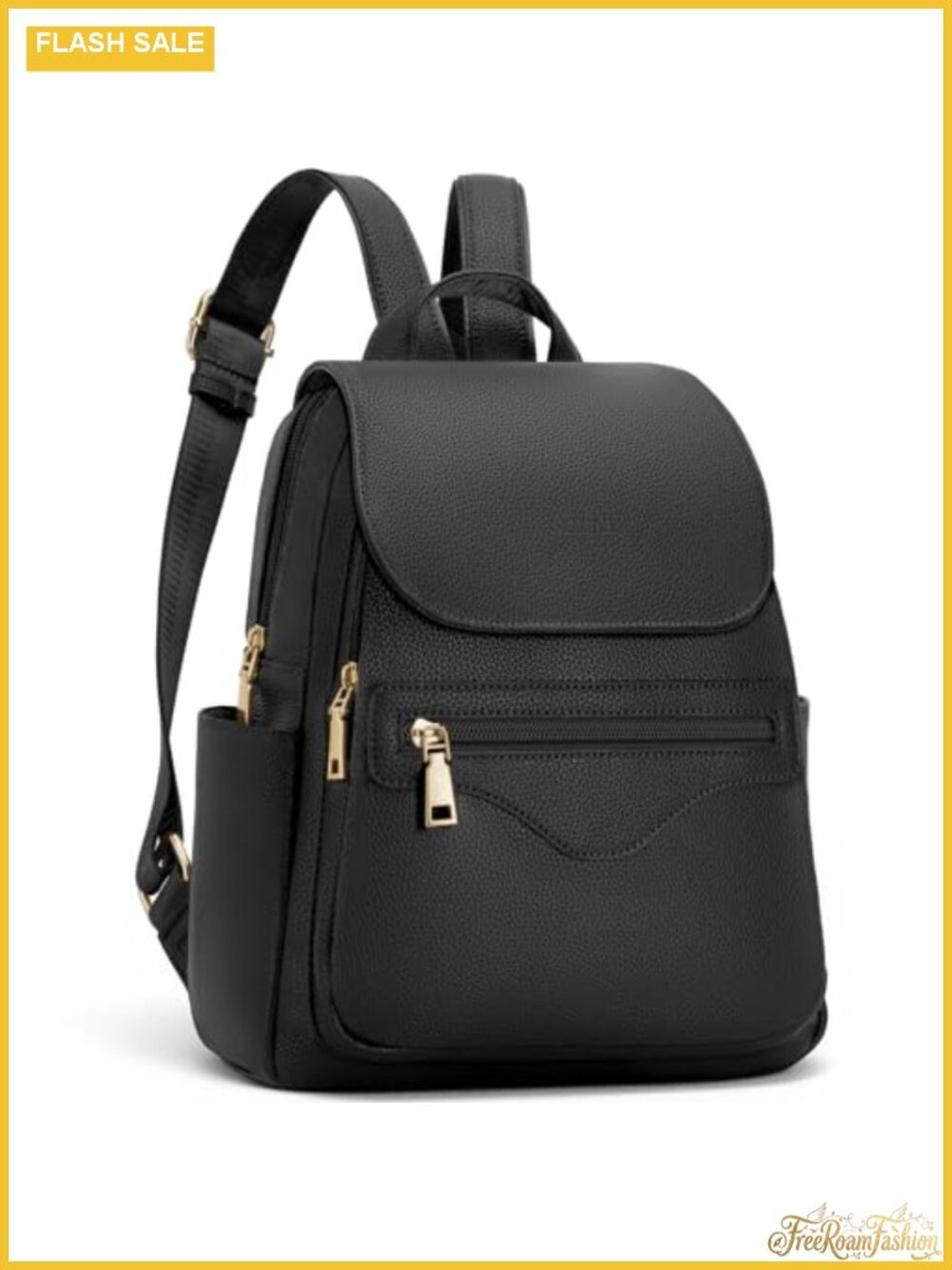 Women's Mini Faux Leather Backpack Purse with RFID Blocking Wallet & Tablet